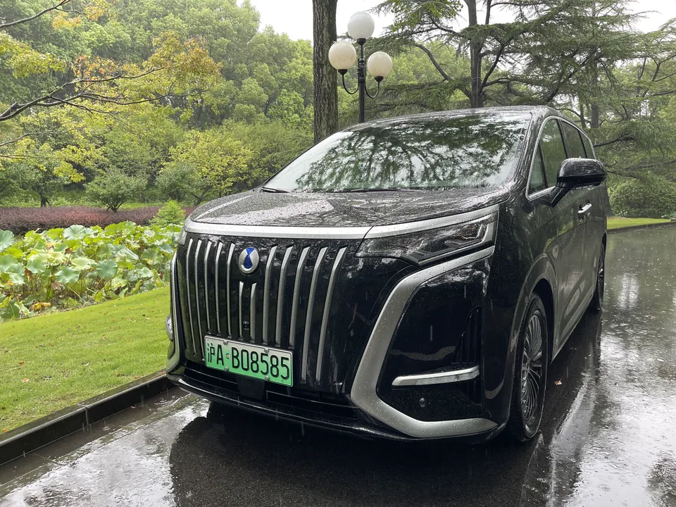 Black 2025 Denza D9 exterior